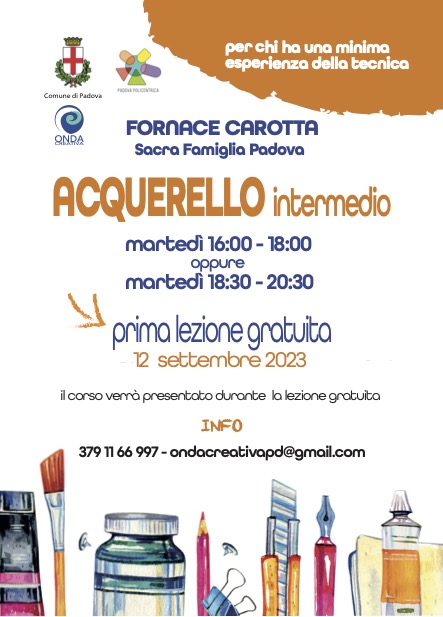 corso acquerello intermedio
