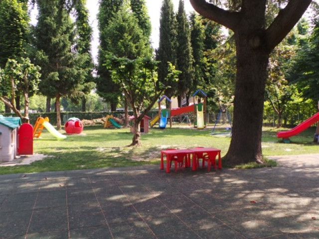 Villa Grimani area giochi esterna Centro Infanzia