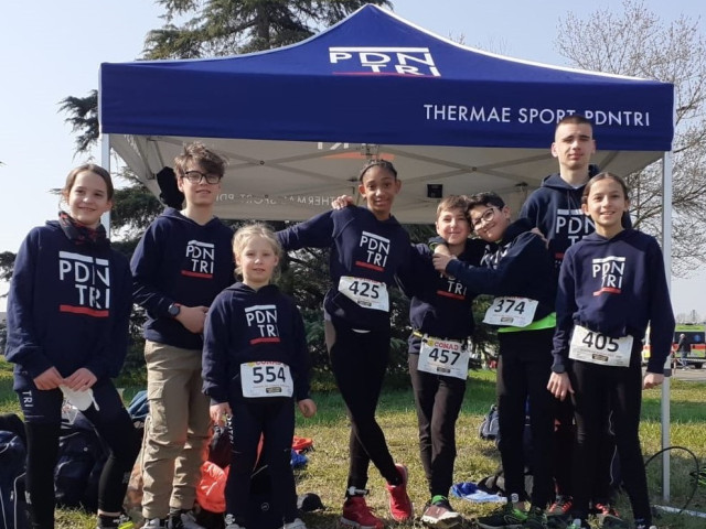 Foto dei partecipanti al Duathlon di Parma