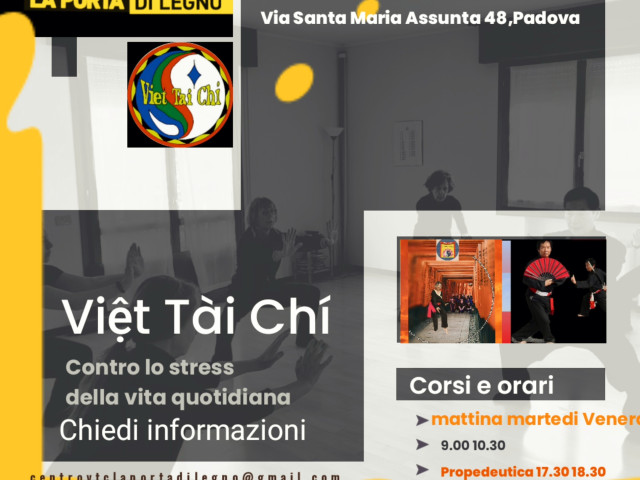 Corsi Việt Tài Chí  contro lo stress della vita quotidiana 